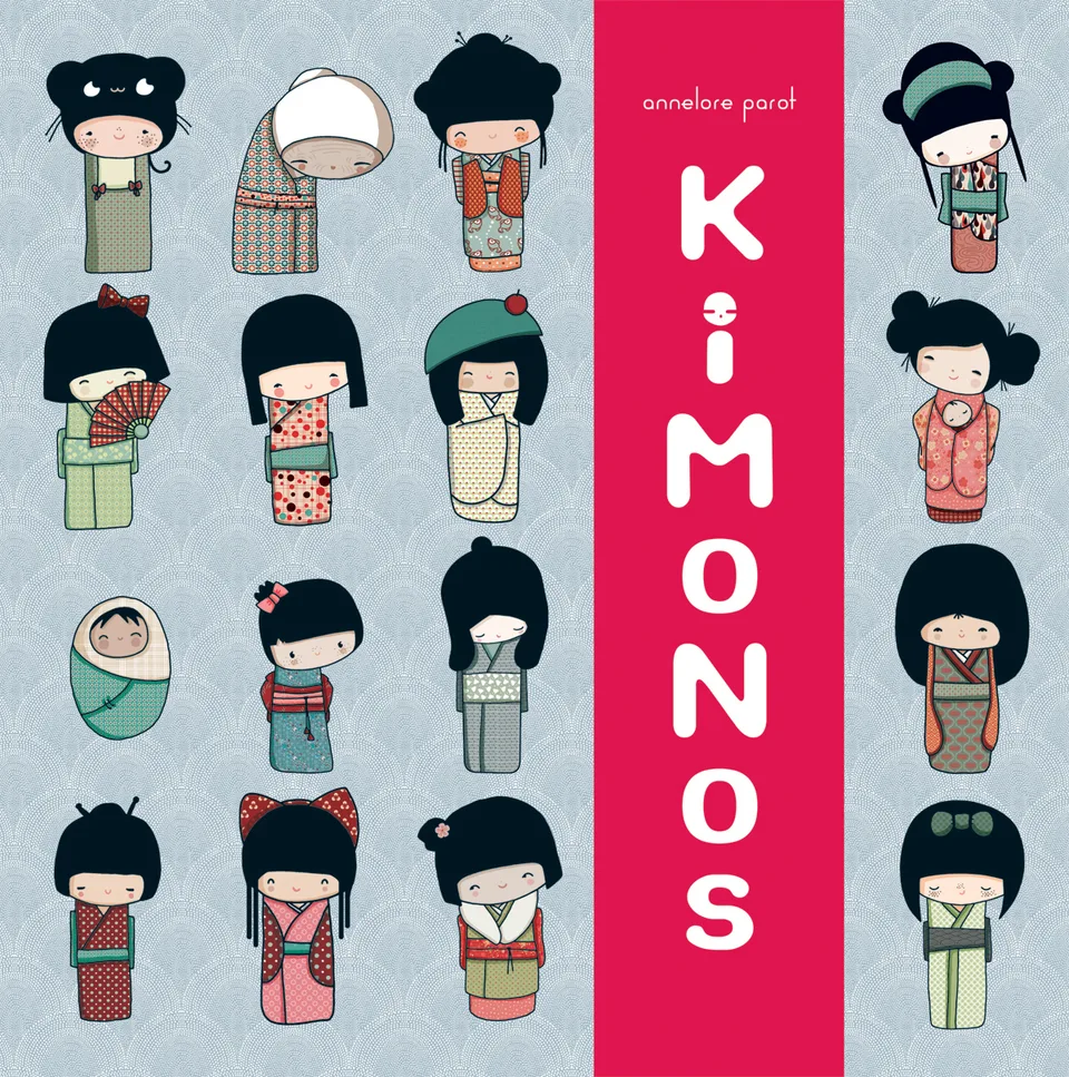 Kokeshi Kimonos Book